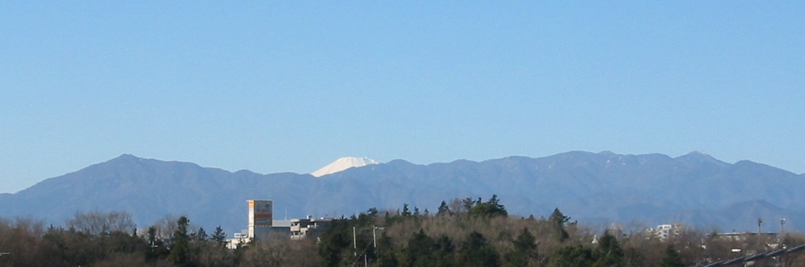 富士山と丹沢山
