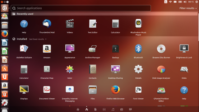 Ubuntu 13.10 デスクトップ