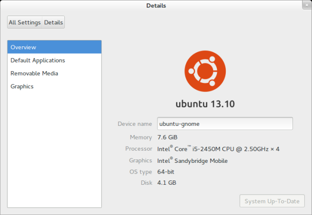 Ubuntu GNOME 13.10